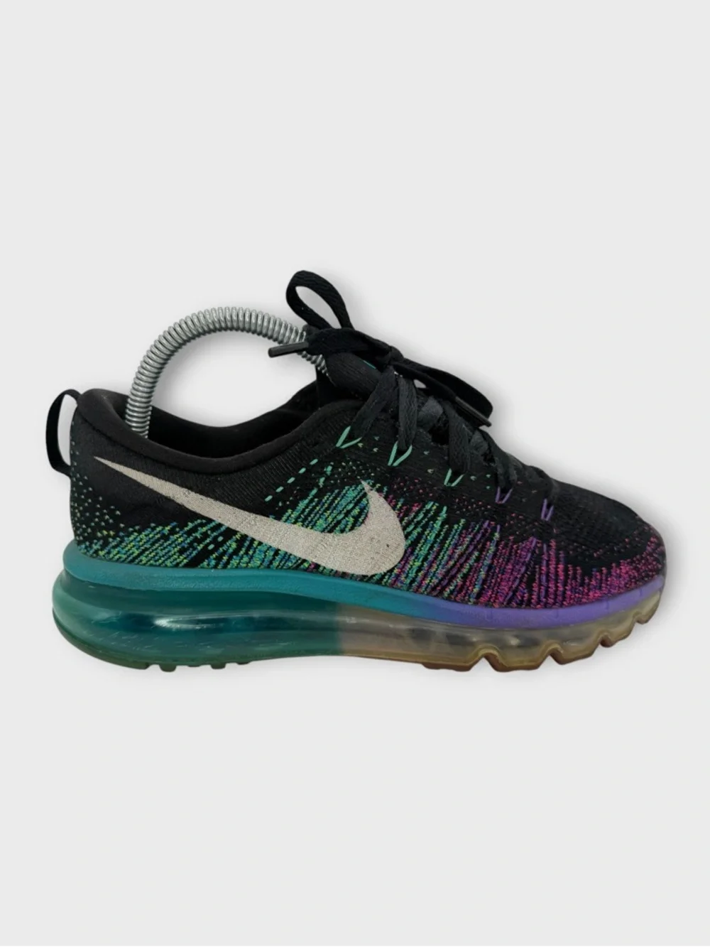 Nike Flyknit Air‎ Max Purple Venom Women’s Size 8 Fair Condition Nice!
